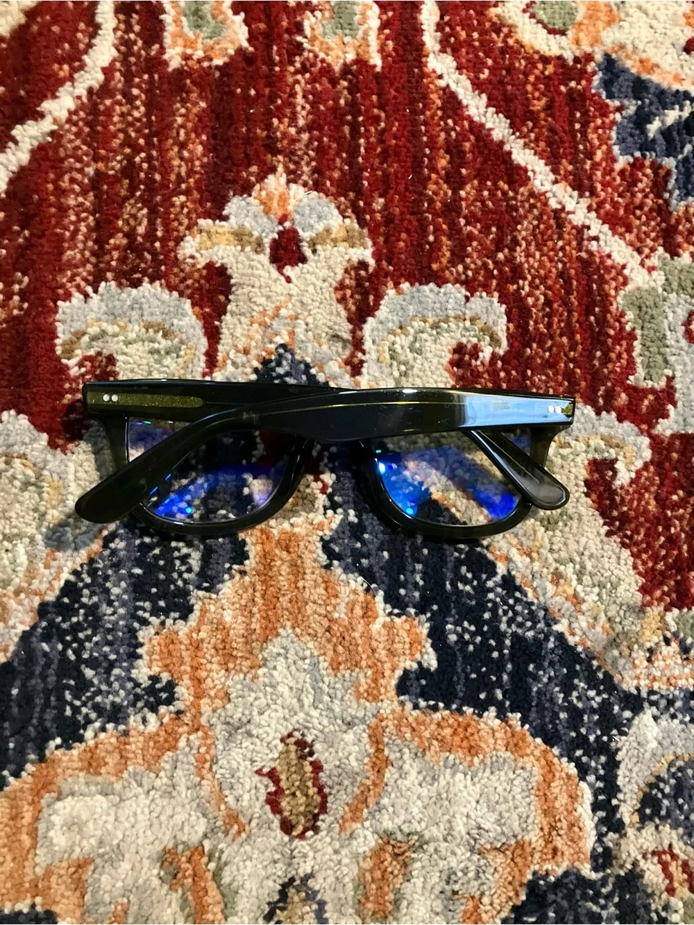 The Porgy Blue Light Blocking Glasses in Olive Green